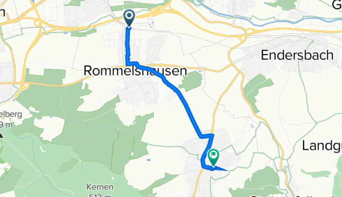 Max-Eyth-Straße 7, Kernen im Remstal nach Dinkelstraße 1, Kernen im Remstal