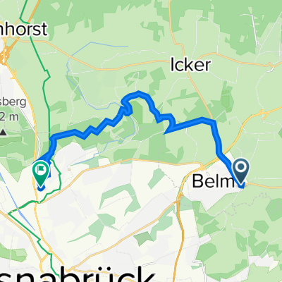 Lindenstraße 56A, Belm nach Clemensstraße 19, Osnabrück