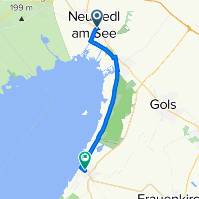 B51 11, Neusiedl am See nach L305 43, Podersdorf am See