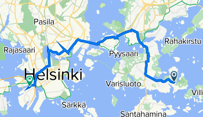 Kellaripellonpolku, Helsinki to Selkämerenkatu 14, Helsinki