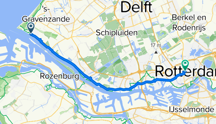 Stationsweg 9, Hoek van Holland to Stationssingel 54–60, Rotterdam