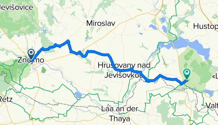 Zámečnická 6, Znojmo do Koněvova 19, Mikulov