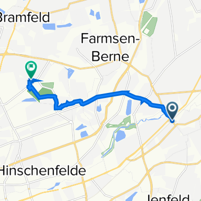 Am Pulverhof 5, Hamburg nach Haldesdorfer Straße 131, Hamburg