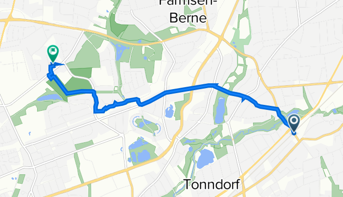 Am Pulverhof 5, Hamburg nach Haldesdorfer Straße 131, Hamburg