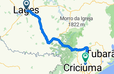 Route in der Bikemap App öffnen