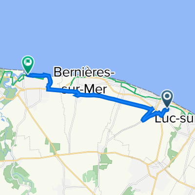 34 Rue du Colonel Pierre Harivel, Langrune-sur-Mer à 27 Avenue de la Combattante, Courseulles-sur-Mer
