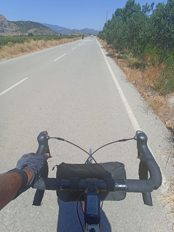 Zeytindag (ice-cream) - Dikili by rural road.