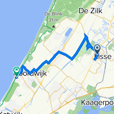 Heereweg 215Eā223, Lisse nach Residence Astrid 2A, Noordwijk-Binnen