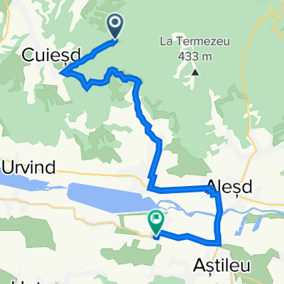 Comuna Brusturi to Aleșd, Chistag