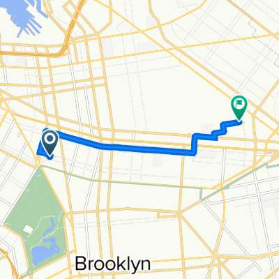 190 Underhill Ave, New York to 479 Chauncey St, New York