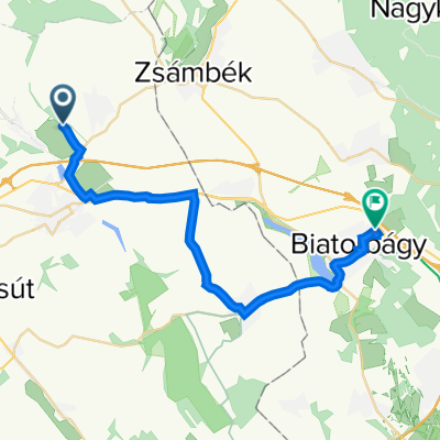 Bicske to Dózsa György utca, Biatorbágy