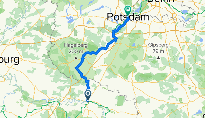 Elbstraße 1–2, Lutherstadt Wittenberg nach Friedrich-Ebert-Straße 38, Potsdam