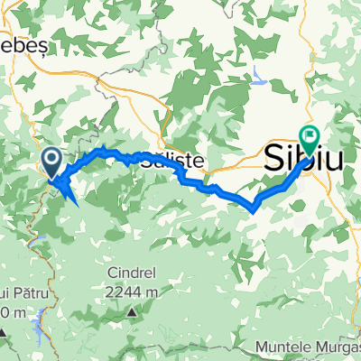 Strada Vâltorilor 8, Dobra to Strada Dorobanților 2, Sibiu