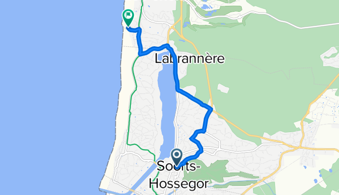 48 Avenue Paul Margueritte, Soorts-Hossegor à 14 Avenue des Embruns, Seignosse