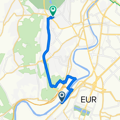 Da Via del Cappellaccio 134, Roma a Piazza San Giovanni di Dio 24C, Roma