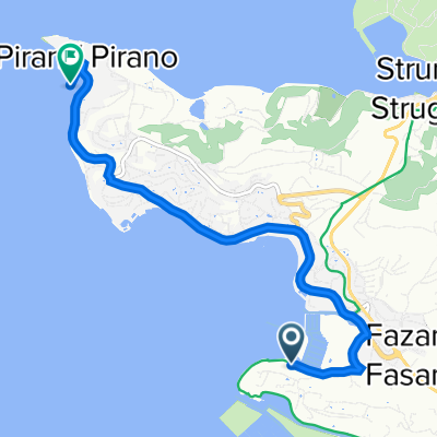 Seča 155, Piran nach Kidričevo nabrežje, Piran