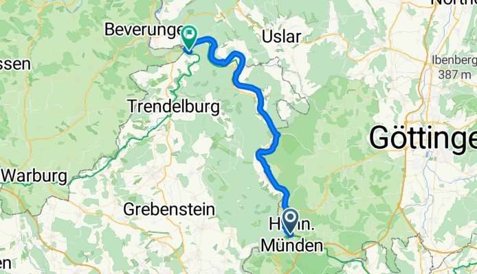 Day 1 Hann Muenden - Bad Karlshafen