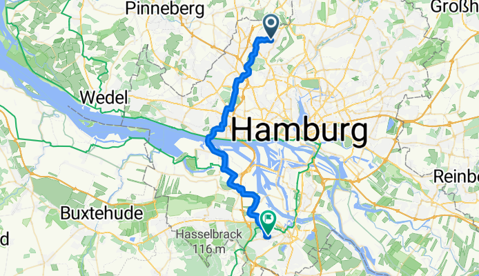 2011-07-29 HH-Niendorf - Volkspark - Finkenwerder - HH-Eißendorf