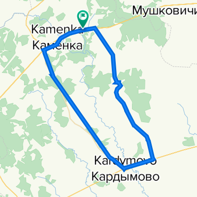 От Московская улица до Московская улица