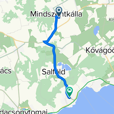 Jókai utca 25., Mindszentkálla to Patak utca 26., Ábrahámhegy