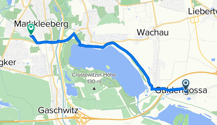 Große Gasse 15, Großpösna nach Städtelner Straße 38, Markkleeberg