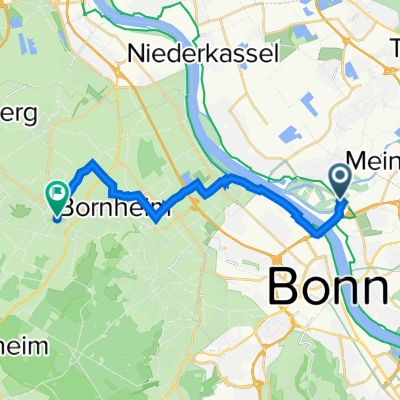 Zur Siegfähre 7, Troisdorf nach Bannweg 60, Bornheim