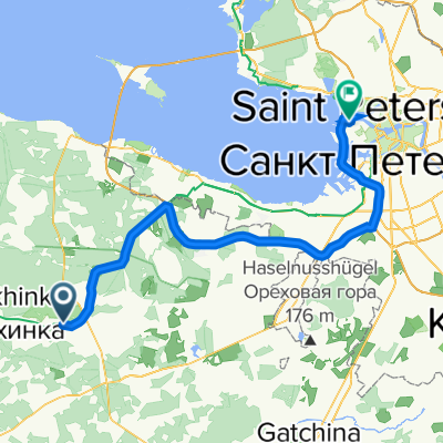 От 41К-008 до улица Кораблестроителей 35, корп. 3, Санкт-Петербург