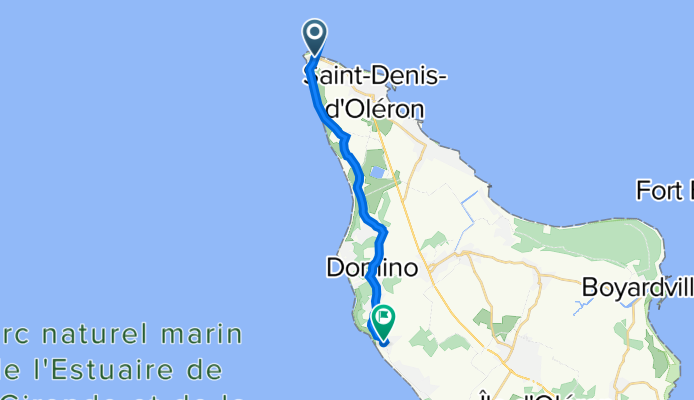 46.046° N -1.407° W à 45.948° N -1.373° W