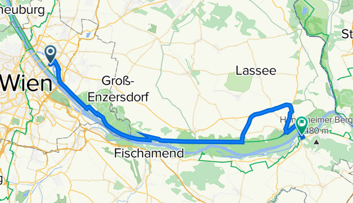 Day 2-1 (startpoint) Wien/Vienna-Bad-Deutsch_Altenburg