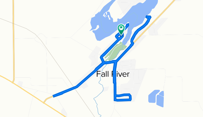 N3125 Lazy Lake Dr, Fall River to N3125 Lazy Lake Dr, Fall River