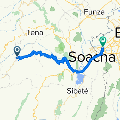 De El Colegio - El Charquito, Mesitas del Colegio a Carrera 81c 63-17, Bogotá