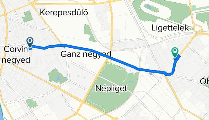 Baross utca 87b., 布达佩斯 to Szent László tér, 布达佩斯