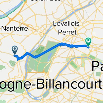 65 Rue la Bruyère, Rueil-Malmaison à 41 Boulevard Malesherbes, Paris