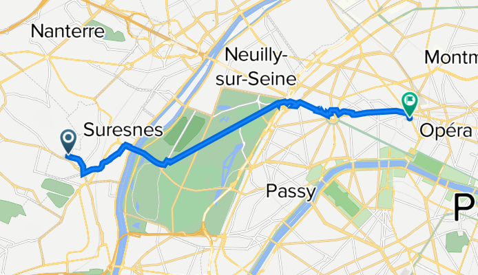 65 Rue la Bruyère, Rueil-Malmaison à 41 Boulevard Malesherbes, Paris