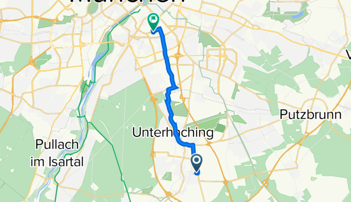 Aurikelstraße 1, Taufkirchen nach St.-Martin-Straße 66, München