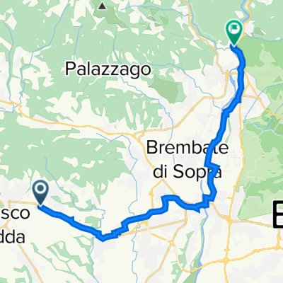 Via Angelo Pedrinelli 106–108, Carvico to Via Casino basso 3, Villa d'Alme