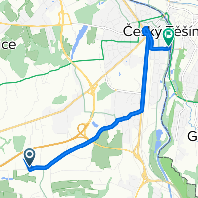 Pod Zvonek 425, Český Těšín to Střelniční 254/4, Český Těšín