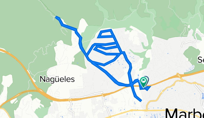 Camino del Pinar, 18, Marbella a Camino del Pinar, 15, Marbella