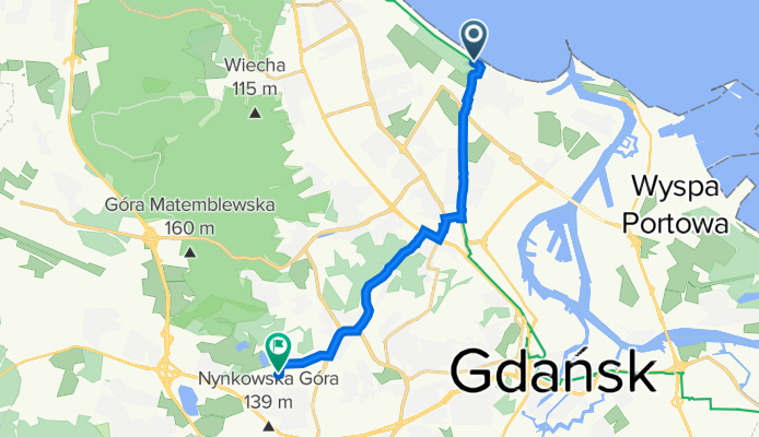 Jantarowa, Gdańsk do Myśliwska 71, Gdańsk