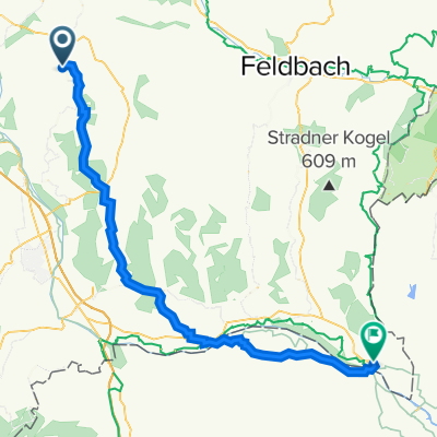 Prozessionsweg 31, Liebensdorf nach Südsteirische Grenz Straße 11, Bad Radkersburg