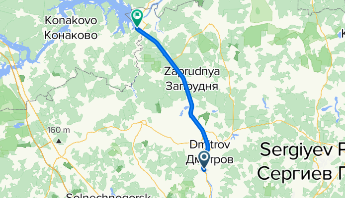 Яхрома-Дубна по велодорожке