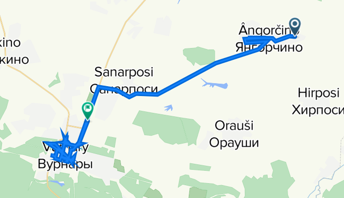 Recovered Route