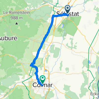 Véloroute du Vignoble d'Alsace - Étape 4: Sélestat-Colmar