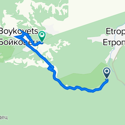 Път без име, Етрополе to Път без име