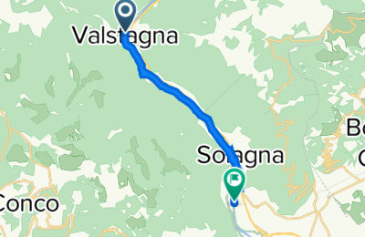 Route in der Bikemap App öffnen