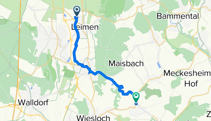 Stralsunder Ring 8, Leimen nach Schatthäuser Straße 15, Wiesloch