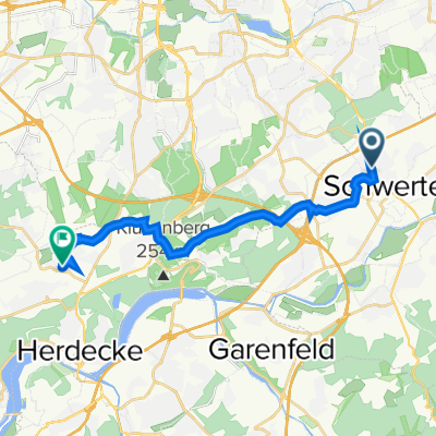 Hörder Straße 30, Schwerte nach Neue Straße 30, Herdecke