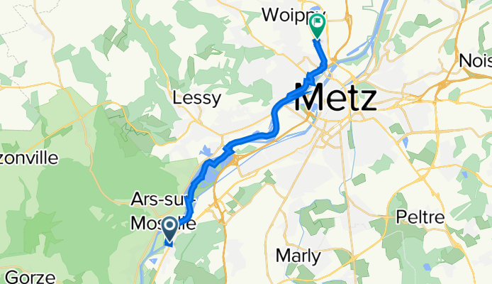 33 Grande Rue, Jouy-aux-Arches nach 2 Rue Pierre Boileau, Metz