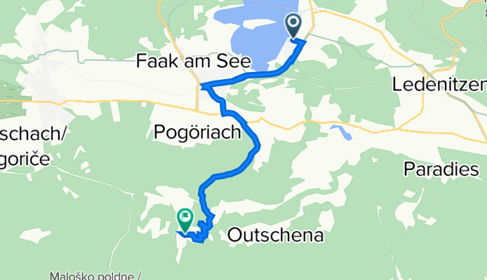 Erlenweg (Faak am See) 10a, Finkenstein am Faaker See nach Altfinkenstein 5, Finkenstein am Faaker See