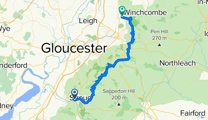 Stroud to Bishop's Cleeve